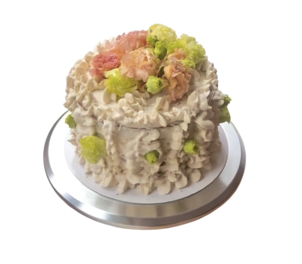 spiced chai almond cake