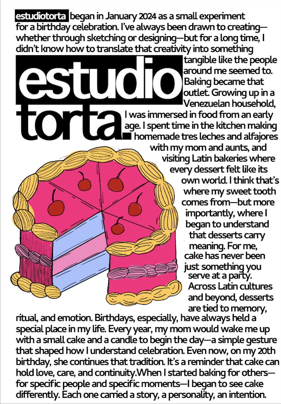 Cake archive collage image